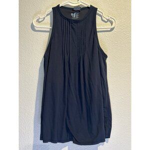 She Bird (Size 4) Medium Tank Shelf Bra Active Navy Blue Mesh